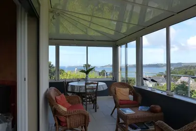 Maison 4 Personnes- Calme Confort - Vue Sur Mer Et Village -  500m De La Plage -