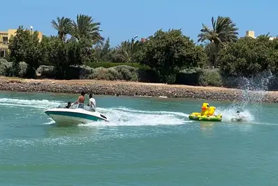 Image de High-End Waterfront Gem ~ Downtown Gouna ~ Scenic Marina Views ~ Hotel Pool