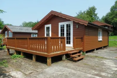 Image de Cosy log cabin in Snowdonia 357, Family & Pet friendly, Wifi, Parking. Sleeps 5.