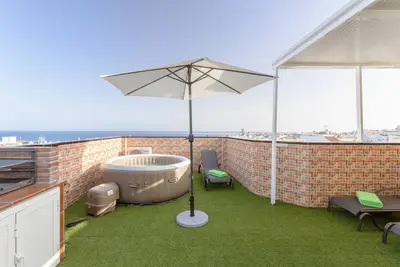 Image de Appartement de vacances \"San Juan 18\" avec vue sur la mer, climatisation, bain à remous et WiFi