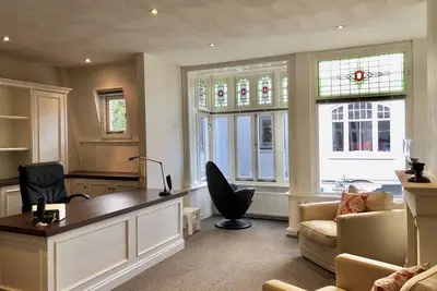 Cute apartment  with office space nearby Amsterdam. Long term rental on request.