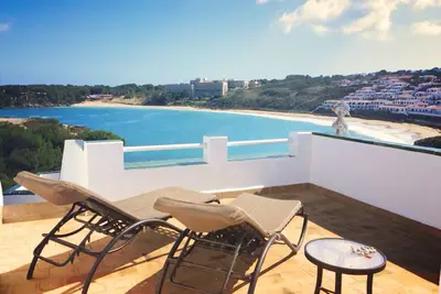 Image de Apartamento en la Playa con Vistas al Mar, Aire Acondicionado, piscina