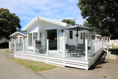 Image de 'Heathfield', A luxury lodge on the Sandhills Holiday Park Mudeford