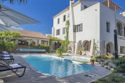 Image de serra  : Calvi centre, à 300m de la page et du port, piscine chauffée bbq