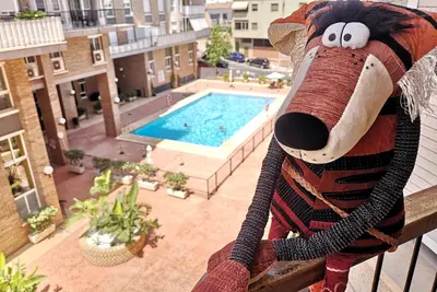 Image de Charming apartment / center / large terrace / pool / air conditioning