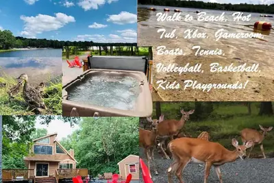 Image de Lakefront: Hot Tub, Kayaks, Central Ac, Xbox, Home Theater, Games, Beach & Ski