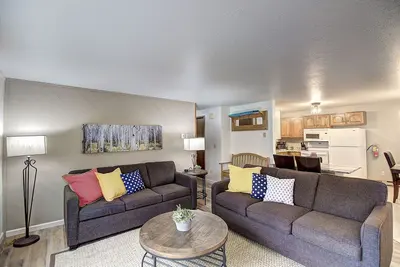 Whitefish condo w/ heated pool & hot tub. Near town & a short drive to Glacier