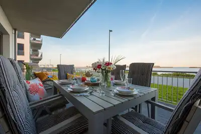 Image de Sky & sea - terrace, barbecue, fireplace, washing machine, underfloor heating, shower