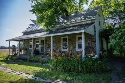 Image de Historic Stone Farmhouse w/ Pool and Wood-Fired Hot Tub on 13-acre Property