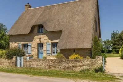 Image de Chaumière typique avec jardin clos, proche Guérande et La Baule, idéale pour familles et cyclistes