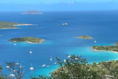 Image de Caribbean Gem Hilltop Condo with Harbor and Island Views, Walk to Town