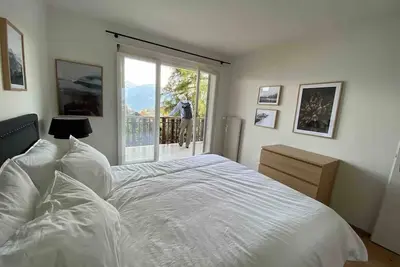 Image de Apartment Elysée 4 Crans Montana Switzerland. Ski, hike, golf, sun, lakes