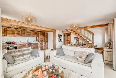 Image de Duplex 4* au pied des pistes à Tignes avec services hôteliers inclus
