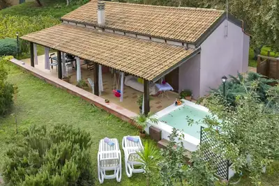 Alghero magnificent villa Laurus with pool in Valverde 122 D