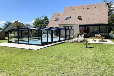 Image de 5 Km Cabourg – Maison avec Piscine privée chauffée