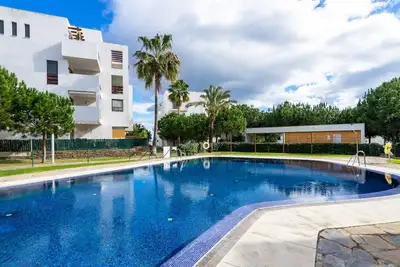 Alamar Poolfront garden apartment by Costarentals - Ref 46