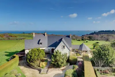 Image de Grande maison, parc paysager 1, 1 ha, fantastique vue mer, plage à 600m à pied