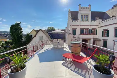 Apartment GRÜN \/ Modern, central and quiet in the old town of Rüdesheim