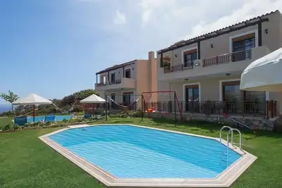 Image de Villa Crete superieure | Villa Stefania | 3 chambres | Piscine privee | Vue sur la mer | Triopetra