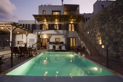 Villa de luxe en Crète | Villa trois chambres | Piscine privée | Vues sur la mer | Elounda