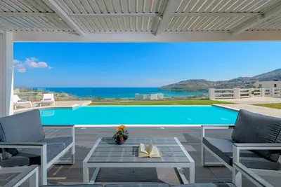 Image de Villa Exécutive à Rhodes | Villa Gaia | Superbes vues sur la mer | 3 chambres | Lindos
