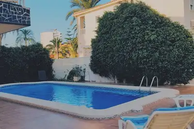 Bright Villa 20mtrs from the sea