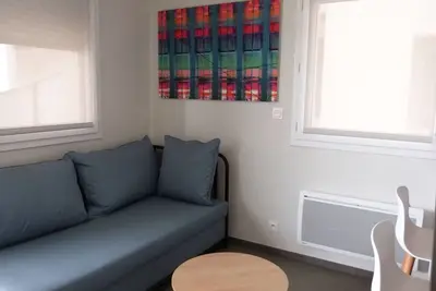 Image de Appartement avec balcon, 1 chambre, piscine, jacuzzi, parking privé, accès direct plage et commerces