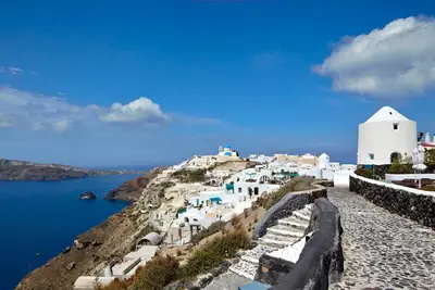 Image de Elegant Santorini House | 1 Bedroom | Villa Windswept House | Amazing Caldera View & Outdoor Hot Tub | Oia