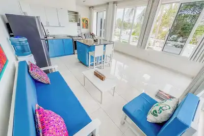 Image de Vida Chelem-Vista has amazing views from every room and the rooftop pergola
