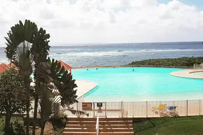 Studio Gold avec piscine et plage