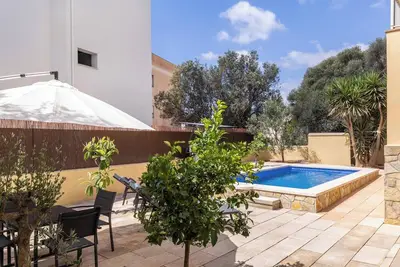 Image de Maison de vacances \"Calamar 7\" avec vue sur la mer et la montagne jardin et WiFi