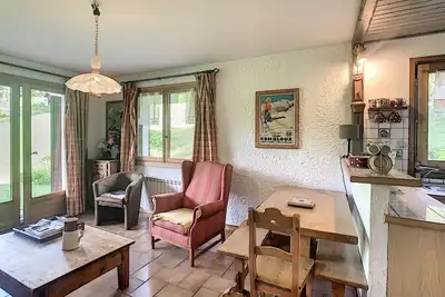 Image de \"Charmant 3 pièces avec jardin au pied des pistes de Combloux\"