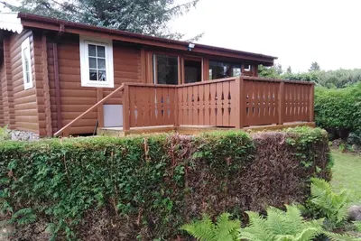 Image de Beautiful refurbished log cabin nestled in the heart of Snowdonia.