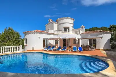 Image de Belle villa confortable à Javea, Costa Blanca, Espagne avec piscine privée pour 4 personnes