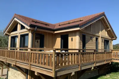 Image de L'Adret Du Temps  Chalet Vue  Lac Plein Sud