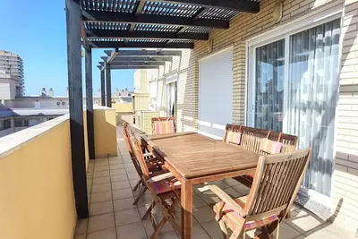Discounts first week of July. Penthouse a few meters from Peñiscola beach