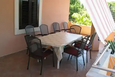 Image de Appartement de trois chambres avec la terrasse Privlaka, Zadar (A-12989-a)
