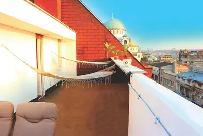 Image de Penthouse de Prestige pour 5 dans le quartier historique de Belgrade City Center