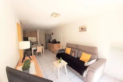 Image de Appartement T2 avec Jardin - 6 Couchages, 3 Étoiles, Parking, WiFi - Saint-Lary-Soulan