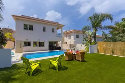At Last You can Rent the Perfect Luxury Villa in Pernera close to the Beach, Protaras Villa 1506