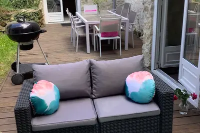 Image de Maison entière 4 **** de 240 m2 proche de Paris, balneo, jardin équipé, wifi