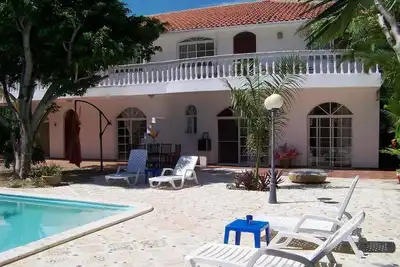 Image de Pets-friendly Sosua studio, pool\/Wi-Fi\/cable Tv, near shops\/beaches