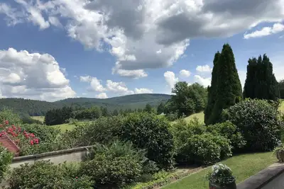 \"The Enchanted Cottage\" is a chic private garden apartment with gorgeous views.