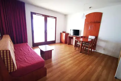 Studio Cabine 4 Pers. avec Terrasse - Piscine, Fitness, Proche Pistes - La Mongie