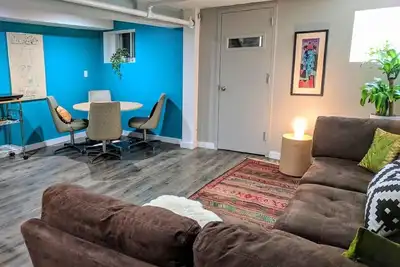 Charming spacious garden level apt