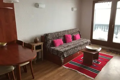 Charmant T2 4 pers avec terrasse, piscine couverte, salle de fitness et parking couvert