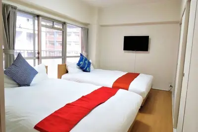 Image de 506 2 double size beds A 7minute walk from Ten / Fukuoka Fukuoka