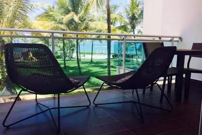Image de Cozy studio with sea views on sandy beach, pool\/Wi-Fi\/cable Tv\/balcony