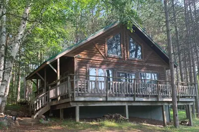 Image de Secluded Northwoods Chalet on 80 Acres with Hiking and Water Views