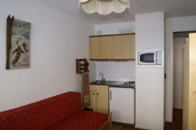 Image de Studio au pied des pistes avec balcon